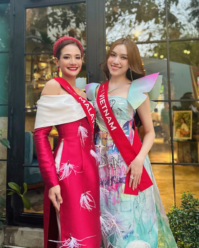 Thanh Thanh Huyền nỗ lực hoàn thành sứ mệnh 'chủ nhà' hiếu khách tại Miss Charm 2023 - Ảnh 6.