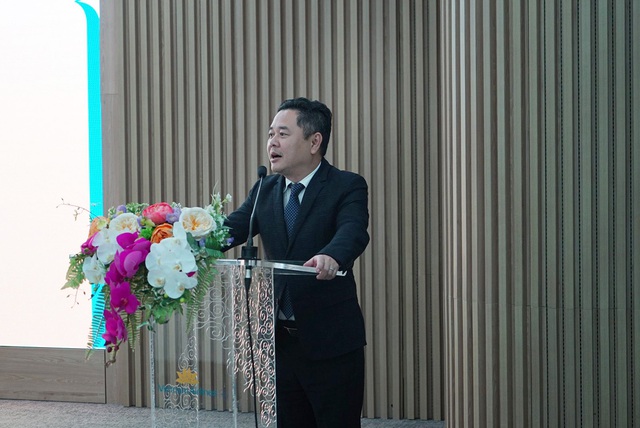 Ông Nguyễn Ngọc Cảnh, Phó Chủ tịch Ủy ban quản lý vốn nhà nước tại doanh nghiệp, chứng kiến lễ ký kết và phát biểu tại sự kiện
