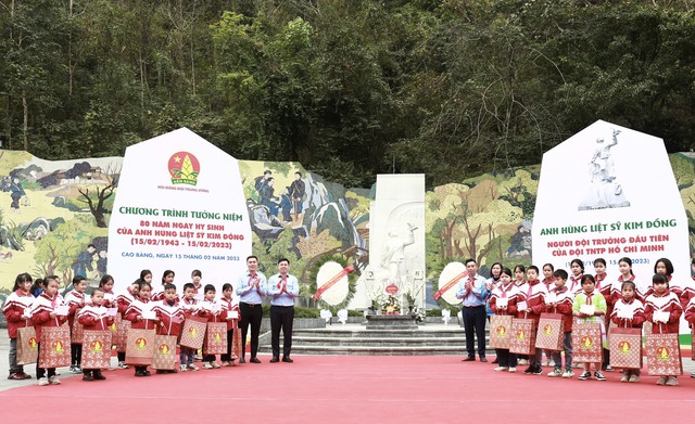 Tưởng niệm 80 năm Ngày hy sinh của Anh hùng Kim Đồng bằng 'Nghìn việc tốt'  - Ảnh 3.