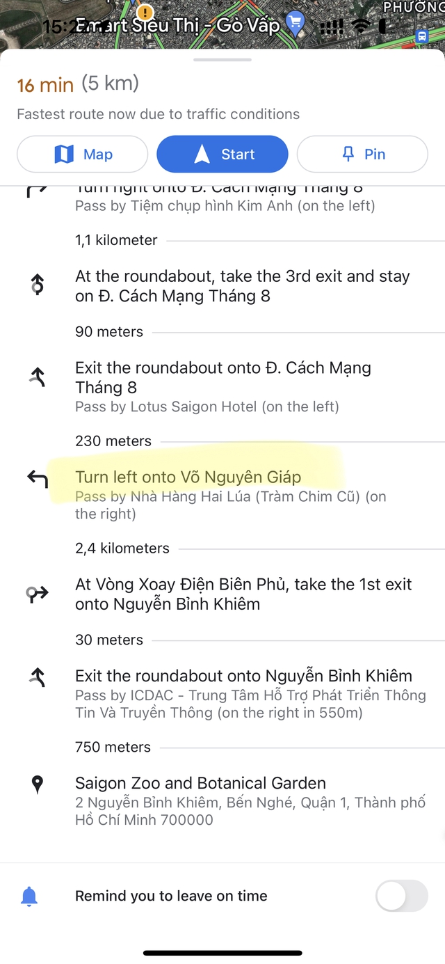 Google Maps bất ngờ đổi tên đường Điện Biên Phủ thành Võ Nguyên Giáp - Ảnh 1.