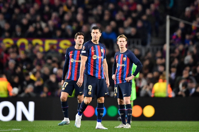 Europa League: Barcelona và M.U 'bất phân thắng bại' ở lượt đi vòng knock out - Ảnh 1.