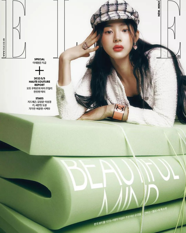 “Búp bê sống” Jennie liệu có bị soán ngôi khi Minji (New Jeans) lên bìa tạp chí - Ảnh 3.
