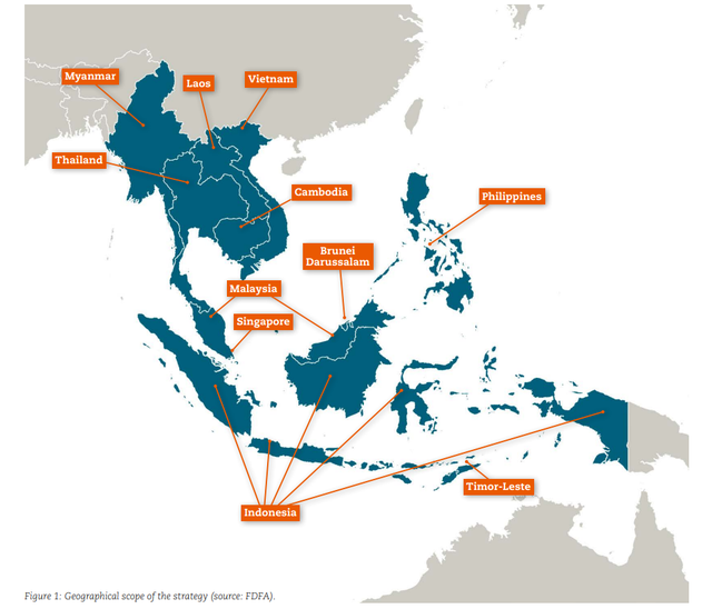Bản đồ Đông Nam Á trong Chiến lược ngoại giao của Thụy Sĩ