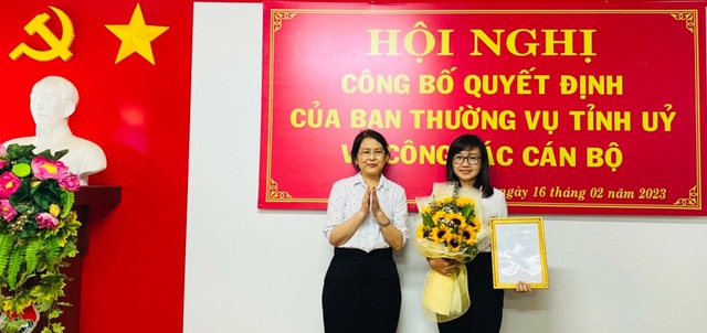 Nguyên Phó Bí thư Tỉnh đoàn giữ chức vụ Phó Trưởng Ban Dân vận Tỉnh ủy - Ảnh 1.