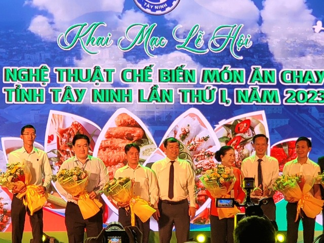 Saigontourist Group tham gia, tài trợ Lễ hội Ẩm thực chay Tỉnh Tây Ninh 2023 - Ảnh 1.