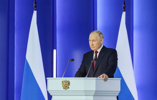 Tổng thống Putin cáo buộc phương Tây kích hoạt chiến tranh toàn cầu để hủy diệt Nga - Ảnh 1.