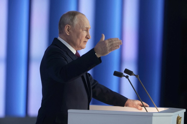 Chiến sự tối 21.2: Ông Putin kịch liệt lên án phương Tây trong phát biểu quan trọng - Ảnh 1.