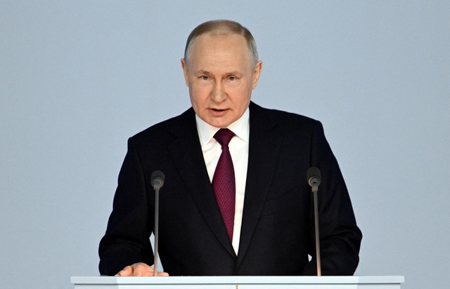 Ông Putin tuyến bố dừng hiệp ước hạt nhân New START, Mỹ phản ứng - Ảnh 1.