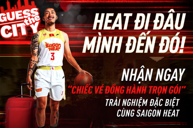 Saigon Heat sẽ bao trọn gói phí đồng hành cho người hâm mộ may mắn