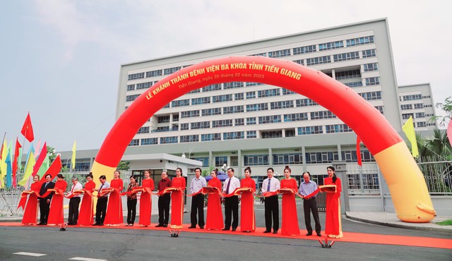 Khánh thành Bệnh viện đa khoa tỉnh Tiền Giang quy mô 1.000 giường - Ảnh 1.