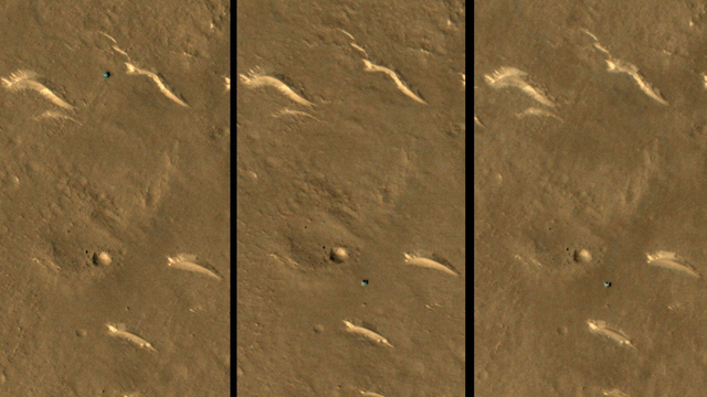 NASA chụp được ảnh xe tự hành sao Hỏa của Trung Quốc đứng yên trong nhiều tháng - Ảnh 1.