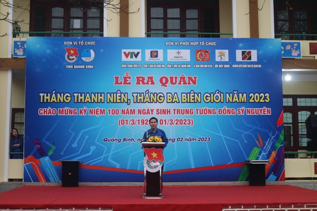 Tuổi trẻ Quảng Bình tổ chức lễ ra quân Tháng Thanh niên, Tháng 3 biên giới 2023 - Ảnh 1.