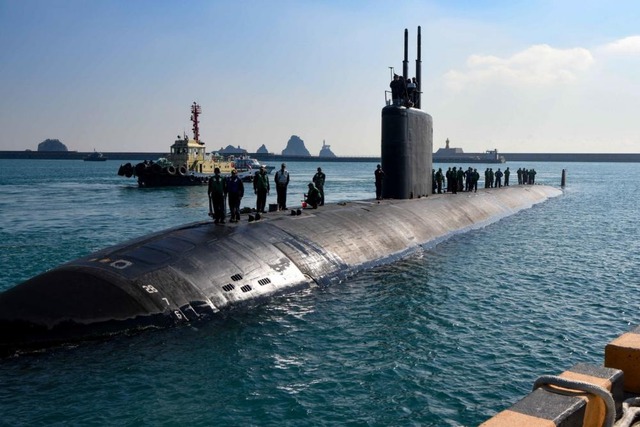 Tàu ngầm hạt nhân Mỹ đến Hàn Quốc giữa căng thẳng với Triều Tiên - Ảnh 1.