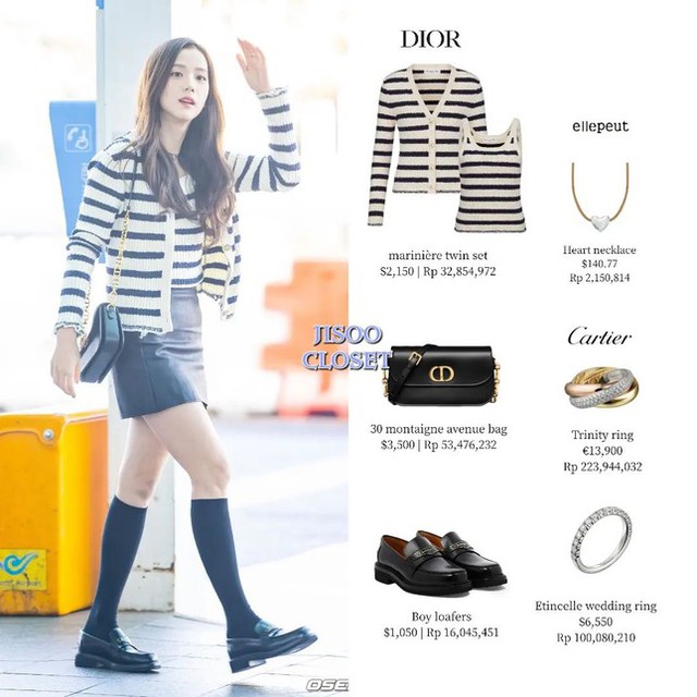 Outfit sân bay của Jisoo gây choáng khi lên tới nửa tỷ đồng - Ảnh 4.