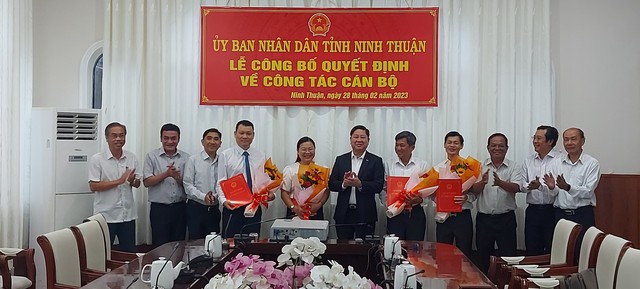 Ninh Thuận: Điều động, bổ nhiệm nhiều cán bộ cấp sở và thành phố - Ảnh 1.