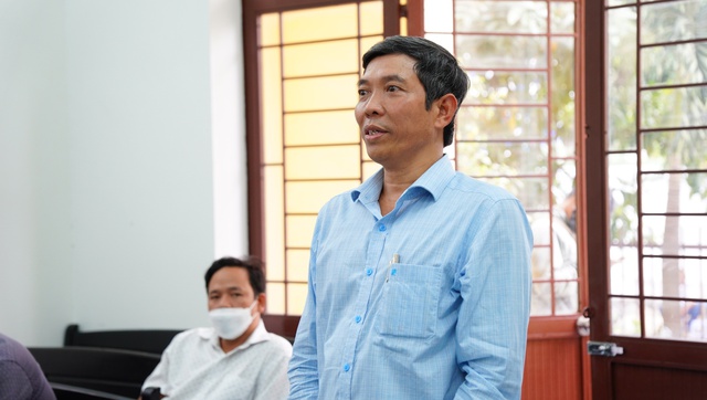Ông Nguyễn Ngọc Tý (đại diện ủy quyền cho Công ty TNHH Thời trang Nón Sơn) tại phiên tòa