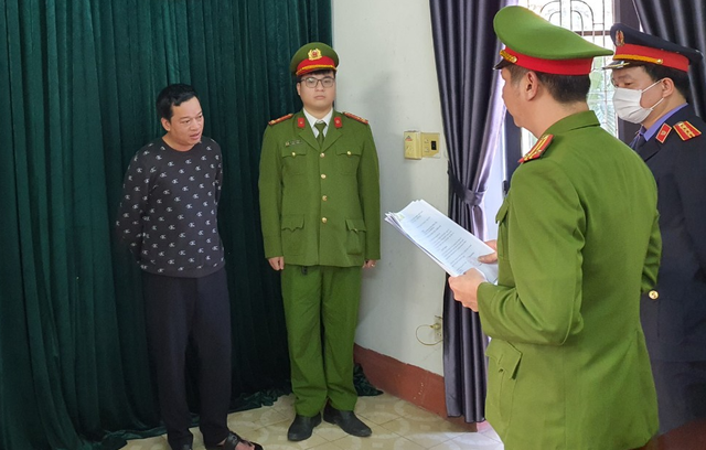 Cơ quan công an khởi tố, bắt tạm giam là Lê Quang Vũ
