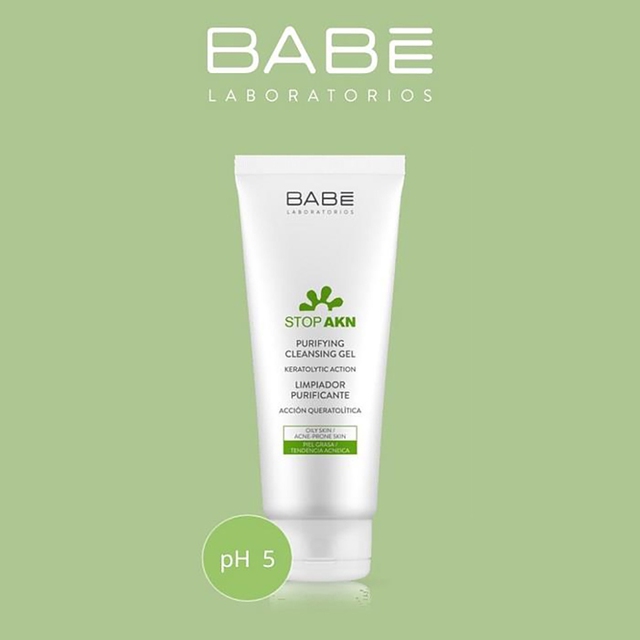 Sữa rửa mặt BABÉ Stop AKN Purifying Cleansing Gel