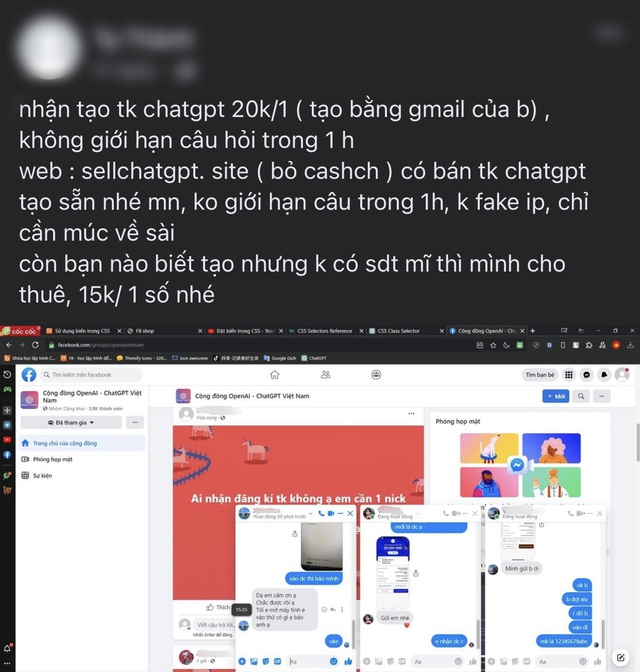 ‘Bùng nổ’ thị trường tài khoản ChatGPT tại Việt Nam - Ảnh 2.