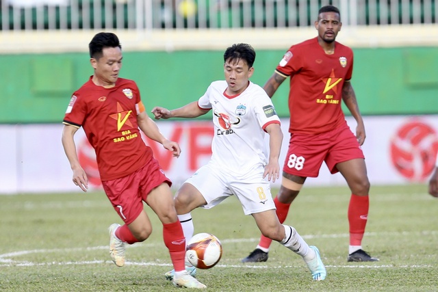 Kết quả V-League 2023, HAGL 0-0 Hà Tĩnh: Chia điểm trên sân Pleiku - Ảnh 1.