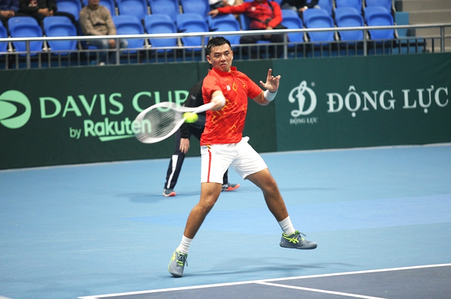 Lý Hoàng Nam giúp quần vợt Việt Nam cầm chân Indonesia play-off Davis Cup nhóm II - Ảnh 2.