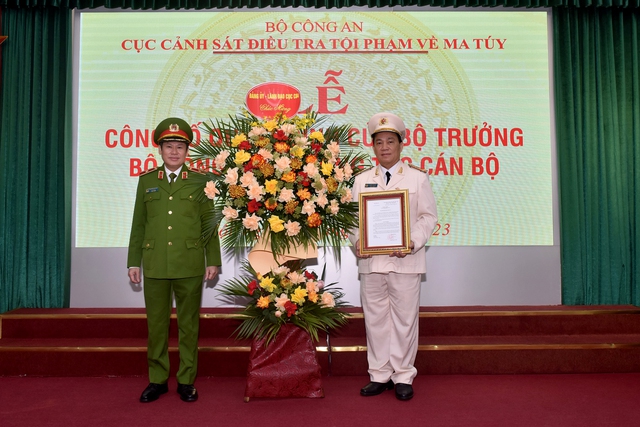 Đại tá Huỳnh Thới An được điều động làm Cục phó Cục cảnh sát ma túy - Ảnh 1.