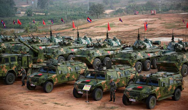 Campuchia nối lại tập trận Rồng Vàng với Trung Quốc - Ảnh 1.