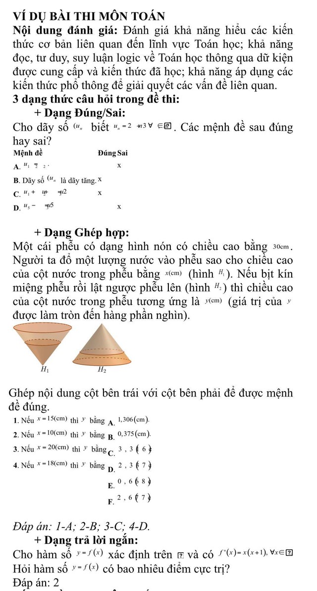 Đề thi đánh giá năng lực ĐH Ngân hàn TP.HCM kiểm tra kiến thức gì? - Ảnh 2.