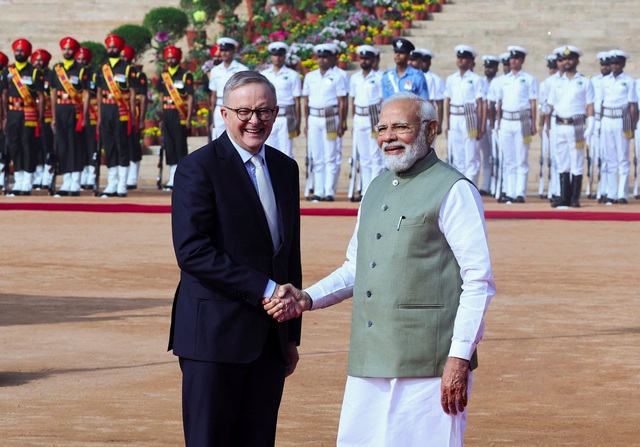Ấn Độ và Úc đồng ý đẩy mạnh hợp tác quốc phòng, kinh tế - Ảnh 1.