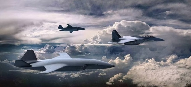 Không quân Mỹ đẩy mạnh kế hoạch điều UAV tác chiến cùng chiến đấu cơ - Ảnh 1.