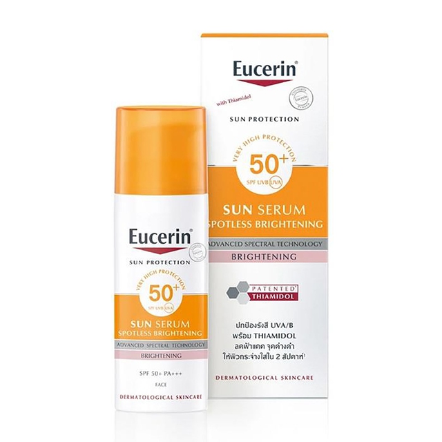 Kem chống nắng giúp dưỡng trắng da Eucerin Double Serum SPF50