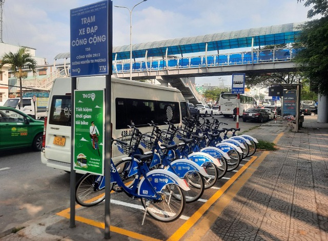 Đà Nẵng thí điểm 600 trạm xe đạp công cộng gắn nhiều thiết bị thông minh - Ảnh 1.