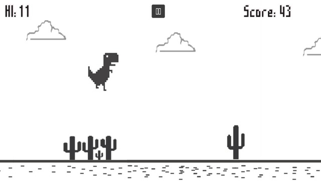 Cách thêm trò chơi khủng long Dinosaur của Chrome vào điện thoại Android - Ảnh 1.