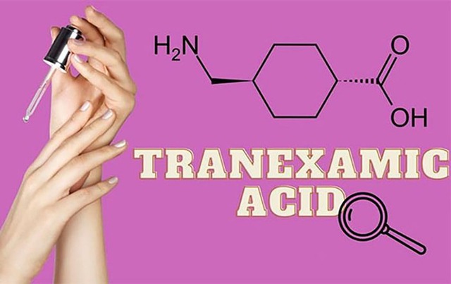 Tranexamic Acid là thành phần trị nám nổi bật nhất được nhiều hãng mỹ phẩm uy tín sử dụng
