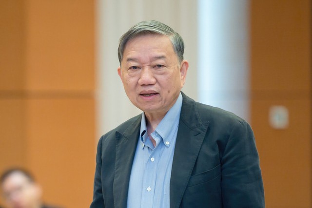 Ông Tô Lâm, Bộ trưởng Công an, được giới thiệu để bầu làm Chủ tịch nước
