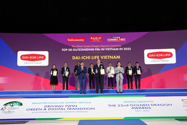 Dai-ichi Life Việt Nam được vinh danh tại Giải thưởng Rồng Vàng 2023 - Ảnh 1.