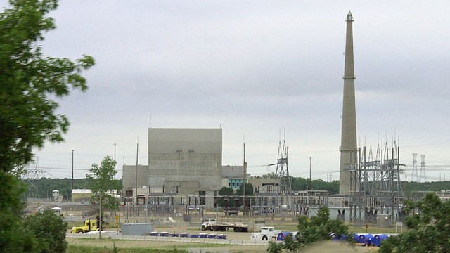 Nhà máy điện hạt nhân Monticello trong ảnh chụp năm 2008