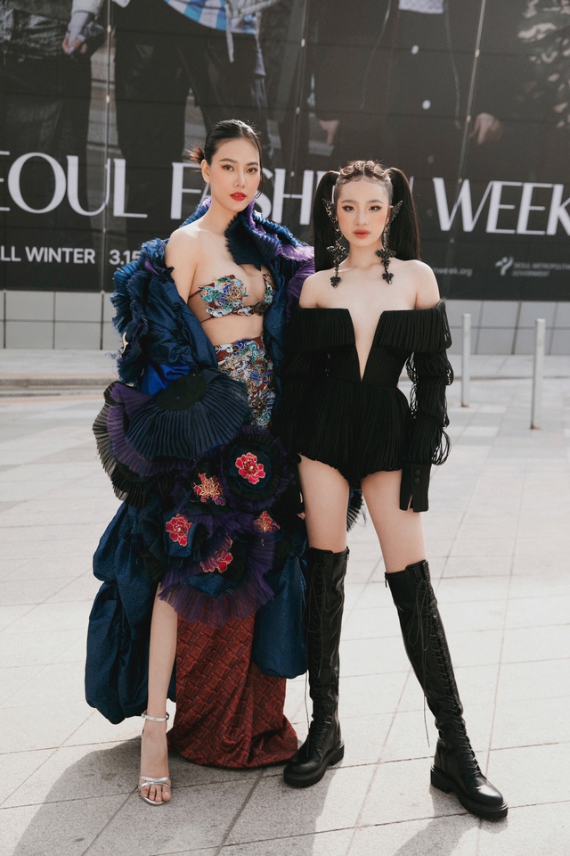 Street style ấn tượng của Bảo Hà tại Seoul Fashion Week 2023 - Ảnh 7.