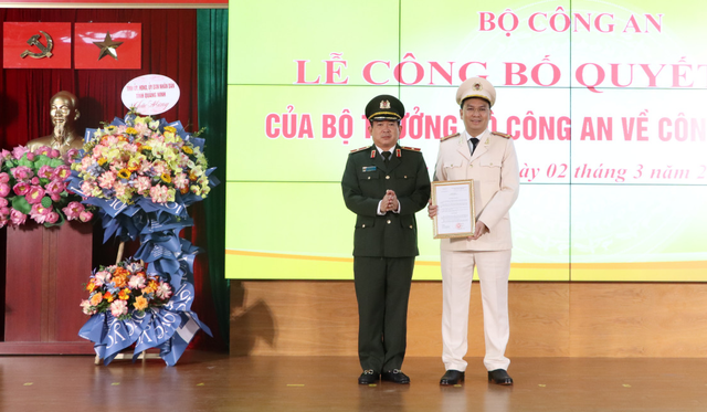 Trung tá Cù Quốc Thắng làm phó giám đốc Công an tỉnh Quảng Ninh - Ảnh 1.