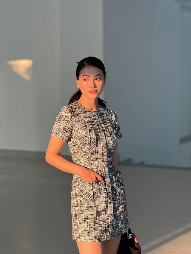 Váy áo bánh bèo thanh lịch của hoa hậu Phương Khánh - Ảnh 7.