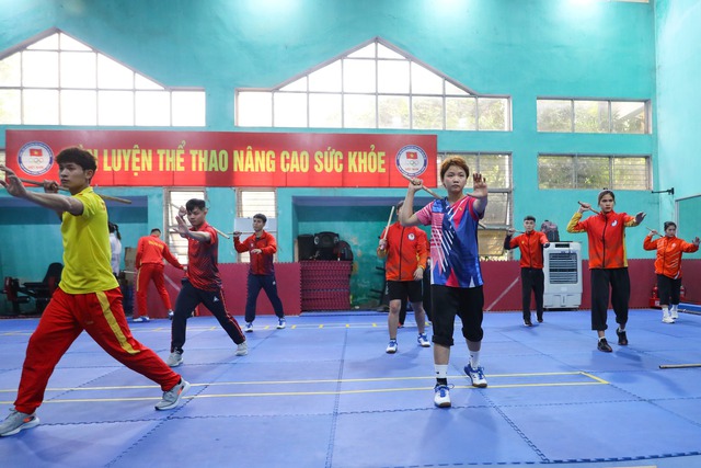 Đội tuyển võ gậy Việt Nam đặt mục tiêu giành từ 2-3 HCV tại SEA Games 32 - Ảnh 1.