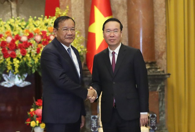 Tăng cường quan hệ hợp tác toàn diện, bền vững lâu dài Việt Nam - Campuchia - Ảnh 1.