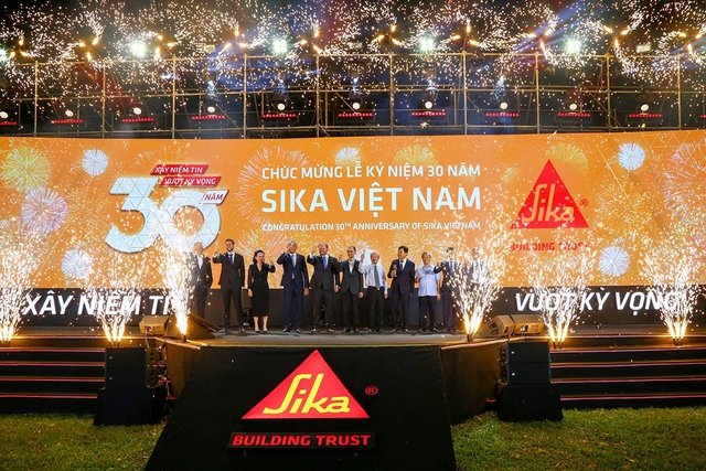 Khoảnh khắc đáng nhớ chào mừng 30 năm thành lập và phát triển của Sika Việt Nam