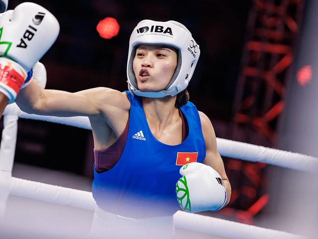 Hạ tay đấm châu Âu, Nguyễn Thị Tâm tiến vào bán kết giải boxing thế giới - Ảnh 1.