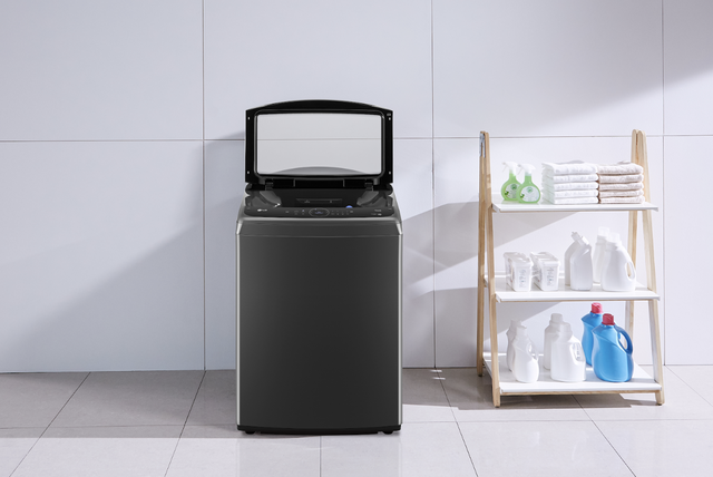 LG ứng dụng trí tuệ nhân tạo vào mẫu máy giặt lồng đứng  - Ảnh 1.