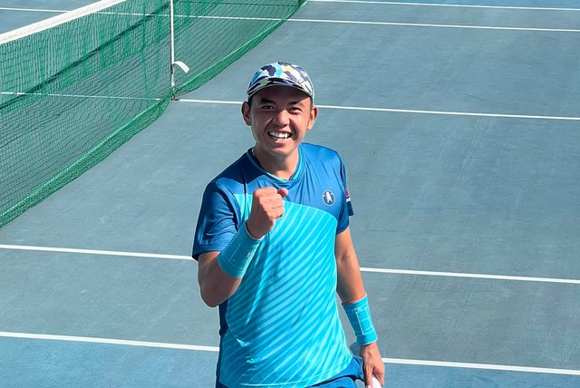 Lý Hoàng Nam vào tứ kết giải quần vợt quốc tế Ấn Độ - Ảnh 1.