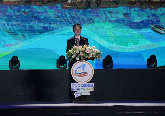 Hoành tráng Lễ khai mạc Năm du lịch quốc gia 2023 "Bình Thuận- Hội tụ xanh" - Ảnh 1. Hoành tráng Lễ khai mạc Năm du lịch quốc gia 2023 "Bình Thuận- Hội tụ xanh" - Ảnh 1.