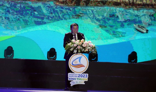 Hoành tráng Lễ khai mạc Năm du lịch quốc gia 2023 "Bình Thuận- Hội tụ xanh" - Ảnh 3. Hoành tráng Lễ khai mạc Năm du lịch quốc gia 2023 "Bình Thuận- Hội tụ xanh" - Ảnh 3.