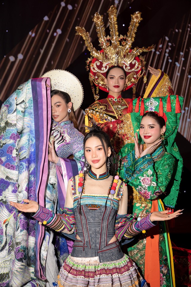 Top 12 'Miss International Queen Vietnam 2023' diện trang phục dân tộc ấn tượng - Ảnh 13.