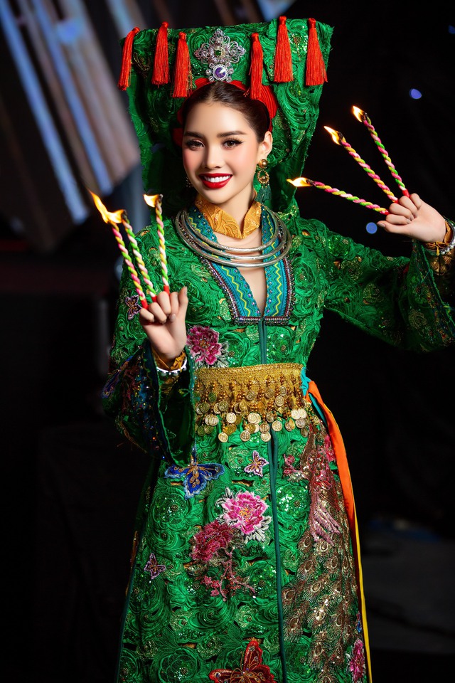 Top 12 'Miss International Queen Vietnam 2023' diện trang phục dân tộc ấn tượng - Ảnh 6.